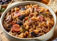Bigos, polnischer Schmortopf mit Sauerkraut und Fleisch